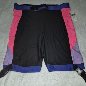 Fashion to Figure Black and Pink Bike Shorts